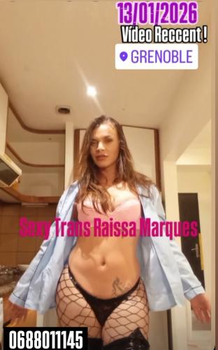 ♥️  il.matin reveille boucoup lait ♥️ sexy trans raissa marques - actif 19cm et passif ♥️ - Escort Grenoble