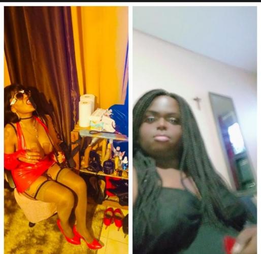 24h dispo duo trans black  active domination godes fête popers 21cm clitoris 0776111046 - Escort Lyon